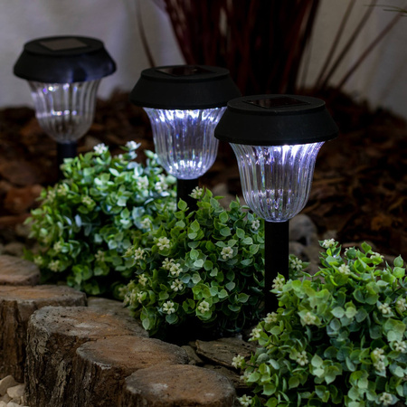 LED Solar Gartenlampe Drive 5500-6000K IP44 38cm Dämmerungssensor