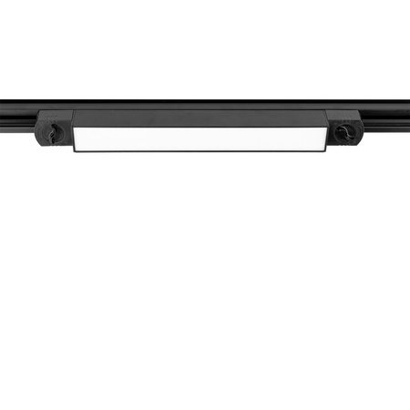 Beleuchtungsschienen-Set 1m Schiene + 2 x LED-Schienenlampen 15W 4000K Schwarz