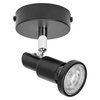 LED Decke Wandlampe Wand montiert Aufputz 3.4W 230lm 3000K Warm Dimmbar Schwarz LED Spot Ledvance