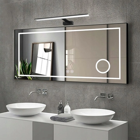 BESTA LED-BADEZIMMER-WANDLAMPE 12W 4000K 50CM IP44 SCHWARZ