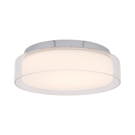 Deckenleuchte PAN LED S 8173 Nowodvorski Chrom+Glas 12W 4000K IP44 Moderne Deckenleuchte