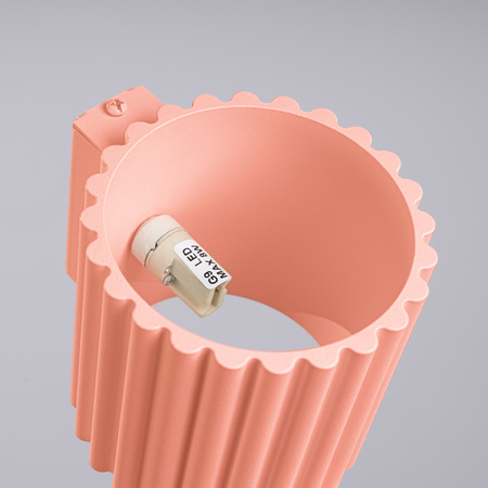 Aufputz G9 Aluminium Pfirsich Aura Deep Space SL.1826 Sollux