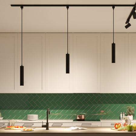 LED-Lichtleiste 1m Einphasig Schwarz mit EasyLink Philips Netzteil