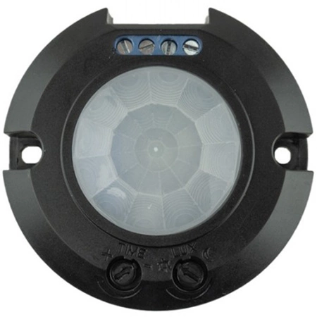 PIR 360° Bewegungs- und Dämmerungssensor 6m Decke Schwarz