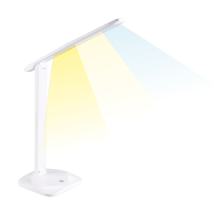 Schreibtischlampe LED 8W CCT 3in1 3000-6500K Schulweiß TOLEDO GOLDLUX (Polux)