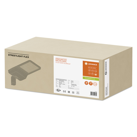 LED-Straßenleuchte Industriestraße Leuchte 80W 11650lm 4000K IP66 Weiß Straßenleuchte Flex Ledvance