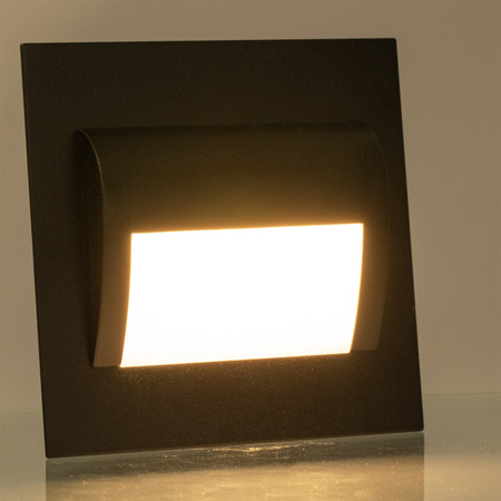 DECORUS 9 LED 1,2W Warm Black ProVero Treppenleuchte