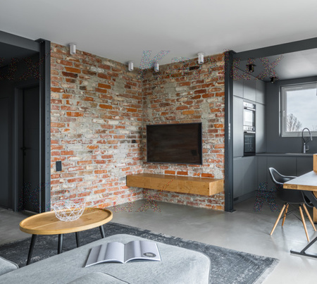 Bewegliche schwarze Spot-Deckenleuchte SPOT CHIRO GU10 quadratisch Kanlux