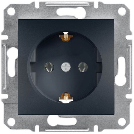 Einzelne SCHUKO 2P+E SCHNEIDER ASFORA-Steckdose