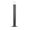 Gartenlampenmast GU10 IP54 80CM rund mattschwarz VT-7618 V-TAC