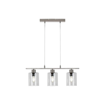 Závěsné stropní svítidlo 3 x E27 Chrome Modern Miroslaw Rabalux