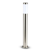 Gartenlampenmast 80 cm E27 Milchiger Schirm VT-838 V-TAC