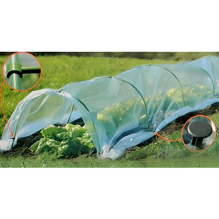 Mini-Gartengewächshaus-Folientunnel 1,8 x 6 m