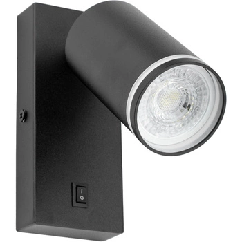 GU10 RING Wandleuchte mit schwarzem Schalter