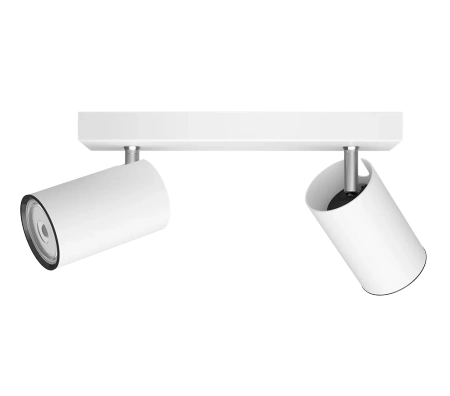 KOSIPO Deckenleuchte Reflektor 2x GU10 Weiß Beweglich PHILIPS