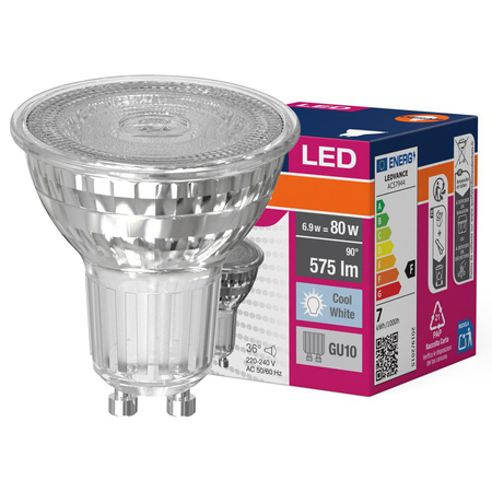 GU10 LED Leuchtmittel 6,9W = 80W 575lm 4000K Neutral 36° OSRAM Value
