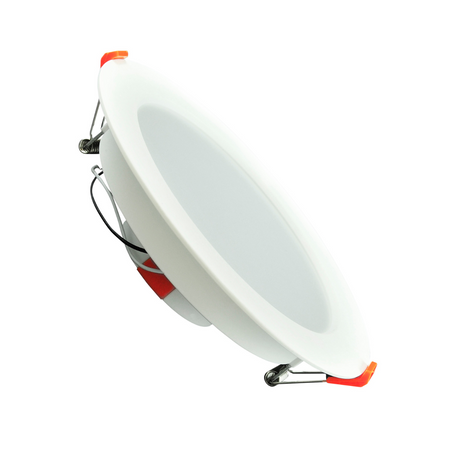 Set mit 3 x runden LED-Einbauleuchten MIRO Weiß 6W 400lm 3000K GOLDLUX (Polux)