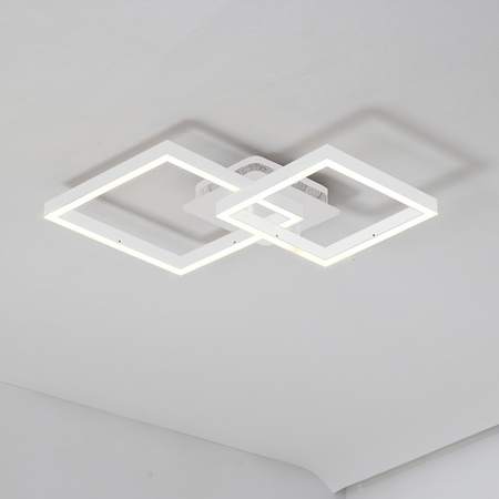 Kronleuchter Deckenleuchte LED 70W CCT GALAXIS HERKULES Weiß + Controller Fernbedienung