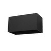 Wandleuchte QUAD MAXI 2xG9 Up-Down Rectangular Minimalist Schwarz SOLLUX