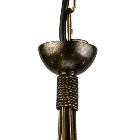 DONATO Hängelampe 5xE27 Kronleuchter Schwarz Klassisch LM-5.29 Lamkur