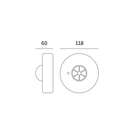 PIR LX06 360ST Deckenmontierter Bewegungs- und Dämmerungsmelder KOBI