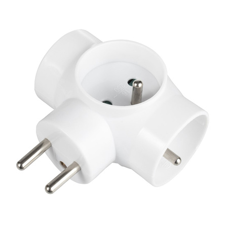 Elektrischer Netztrenner mit Riegel R- 31 Dieb 3 Steckdosen mit Erdung VAYOX