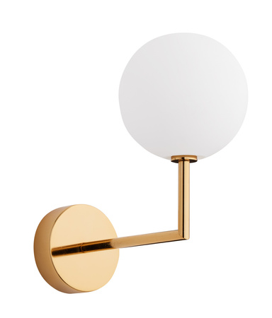 FEME G9 LED-Wandleuchte Sphere Modern Weiß und Gold Jupiter