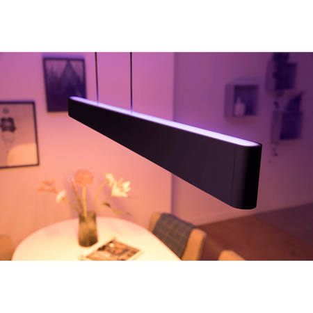 ENSIS Deckenleuchte Schwarz 79W CCT RGB Top Down PHILIPS HUE Bluetooth Zigbee