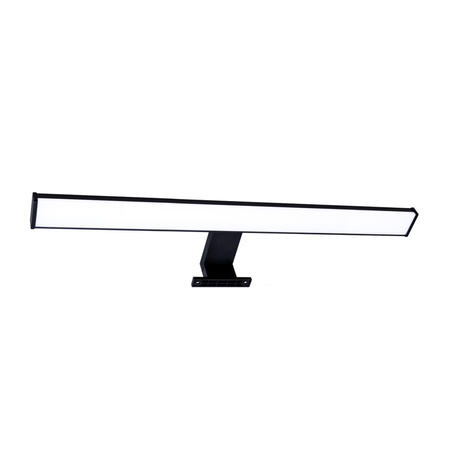 LED Badezimmer Wandleuchte 12W 1350lm 4000K Neutral 120° Schwarz IP44 ELBA Sanico Goldlux