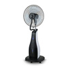 Bodenventilator 80W mit Wassernebel und RF-Fernbedienung 3 Arme 40 cm Schwarz VT-8217-3 V-TAC
