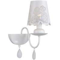 FABRIZIA E14 Wandleuchte Weiß 36cm - GOLDLUX (Polux)