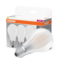 3x LED Lampen E27 A60 11W = 100W 1521lm 4000K Neutral 300° Filament OSRAM BASE