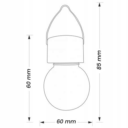 Solar LED Gartenkugel RGB hängend Glas Effekt Rissiges Glas Lampe