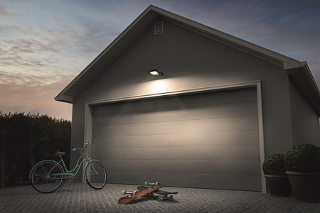 LED-Flutlicht 50W 4500lm 4000K IP44 Grau mit Bewegungssensor LEDVANCE Flutlicht Endura