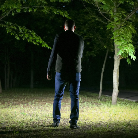 Handtaschenlampe wiederaufladbar LED-Lampe klassisch USB VA0074 Vayox