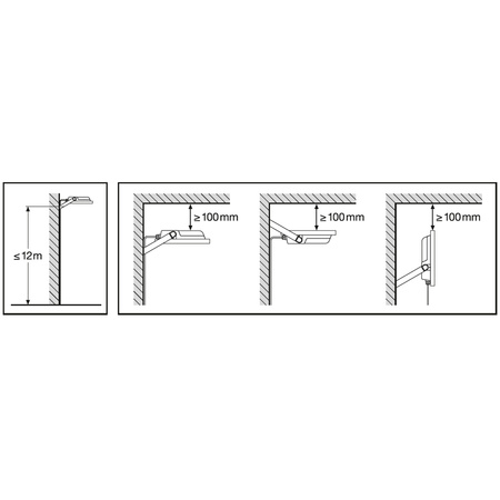 LED-Flutlicht 69W 10000lm 4000K IP66 Schwarz LEDVANCE Flutlicht