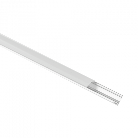 LED-Eckprofil aus Aluminium, Oberfläche eloxiert 2m mit milchigem Lampenschirm für LED-Streifen + Endkappen RW Ecolight Serie