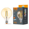 E27 G95 LED Lampen 7 W = 53 W, 700 lm, 2200 K, warmer Bernsteinfaden, dimmbar, 360° VIDEX