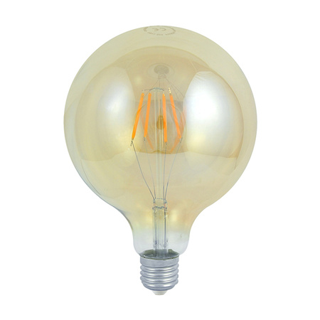 E27 G80 LED Leuchtmittel 4W = 18W 320lm 2000K Warm 360° GOLDLUX Filament (Polux)