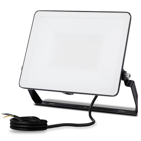 LED-Fluter AZZLER 50W 6000lm 4000K IP65 Halogen-Außenlampe Schwarz LUMILED