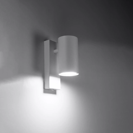 LED UTTI GU10Wandleuchte unten Weiß SOLLUX