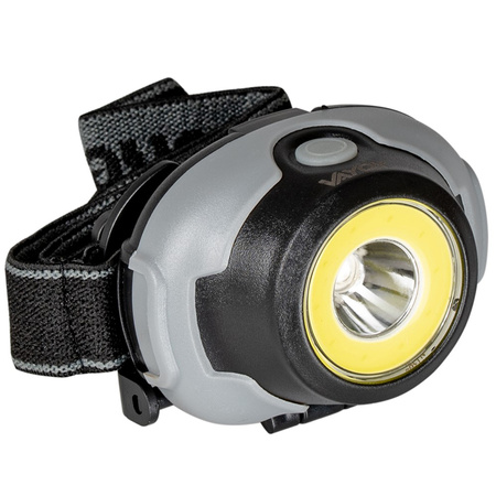 LED + COB 170lm Batterie-Kopftaschenlampe VA0119 Vayox