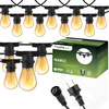 Garten Girlande Outdoor-Lichterkette 20m 40x E27 Glühbirnen 1.3W 2200K NARCI Lumiled