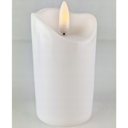 LED Grablicht H 9,5 cm warmweiß Flammeneffekt