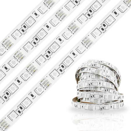 LED-Strip, LED-Streifen 12V 72W 300LED 5050 10mm 5m RGB LUMILED