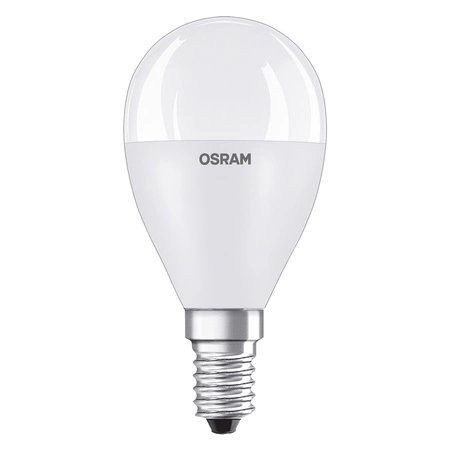Antibakterielle LED-Glühbirne P47 Ball E14 7W = 60W 806lm 2700K Warm 200° Antibakteriell Classic Osram
