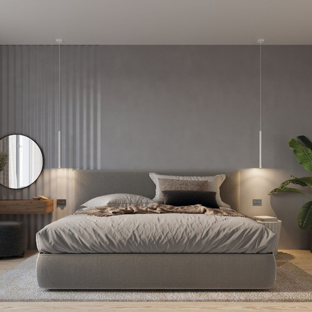 PASTELO 1 G9 abgehängte Deckenleuchte Minimalistisch Weiß SOLLUX