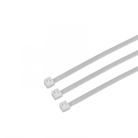Kabelbinder 3,6x400 mm Weiß TRACKS Zipper Ties OK-36400W .MORE 100 Stk.