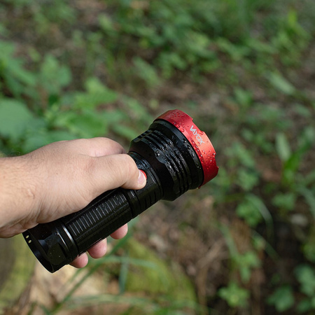 LED Pro Taktische Taschenlampe Wiederaufladbarer Suchscheinwerfer USB-C 20W 2000lm IPX5 VAYOX