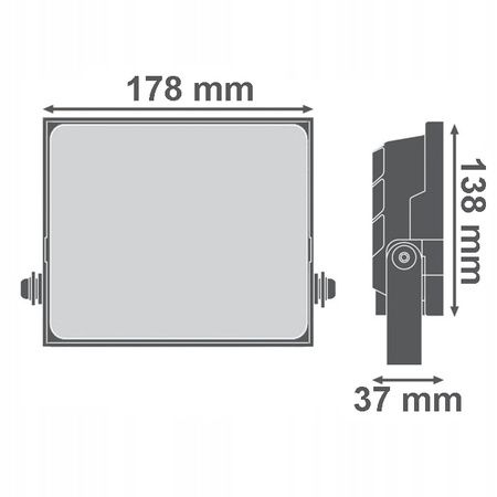 LED Strahler 50W 6500K 4500lm IP65 Ecolight